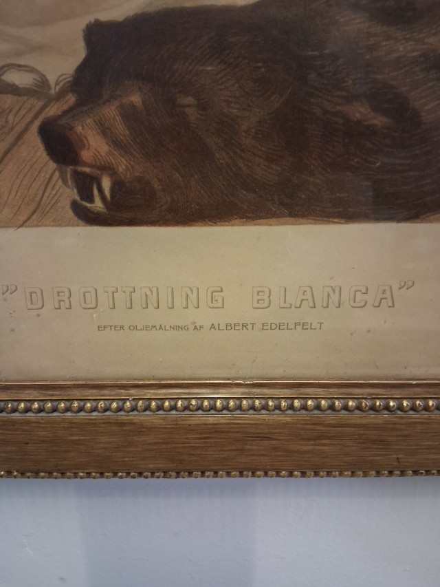 Tilgmann painotyö 1902 , Kuningatar Blanca,Albert Edelfeldt