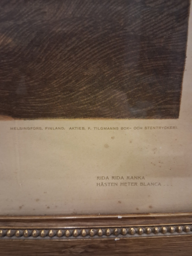 Tilgmann painotyö 1902 , Kuningatar Blanca,Albert Edelfeldt