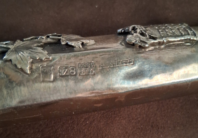 Torah Pointer,silver, year 1857 , longe 40cm 715,7 inches