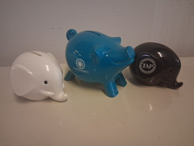 Säästöpankit 3kpl