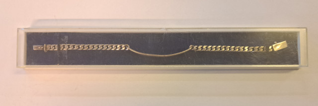 Hopeinen rannekoru, Siam Sterling silver