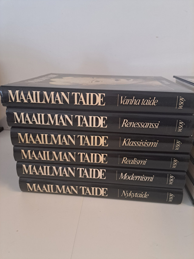 Kattava taidekirjasarja Maailman taide ja Suomen taide