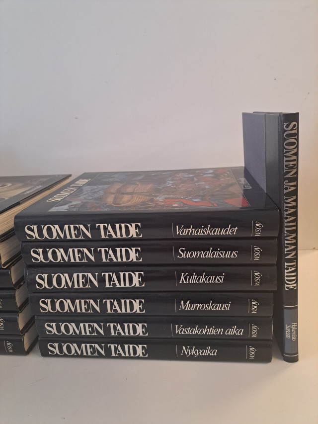 Kattava taidekirjasarja Maailman taide ja Suomen taide