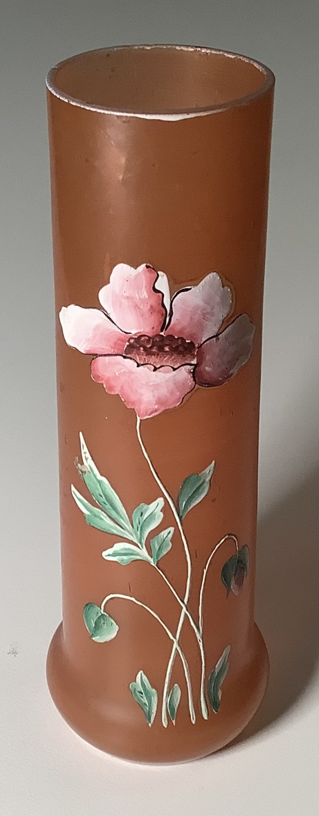 Käsinmaalattu Riihimäen maljakko 25 cm