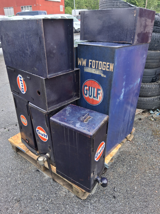 Gulf öljykanistereita 8kpl