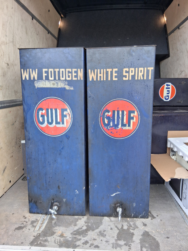 Gulf öljykanistereita 8kpl