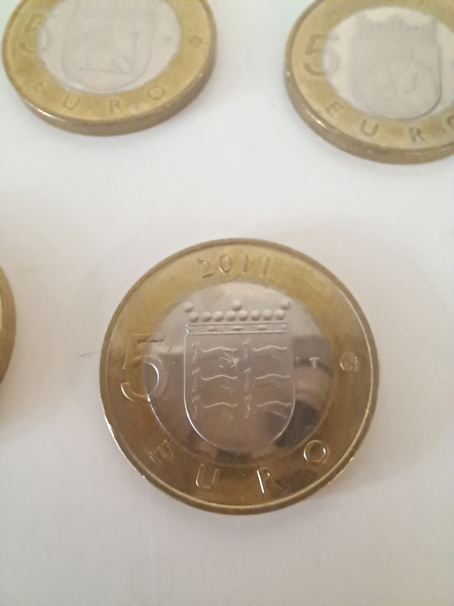 5€ Maakuntarahakokoelma 9kpl