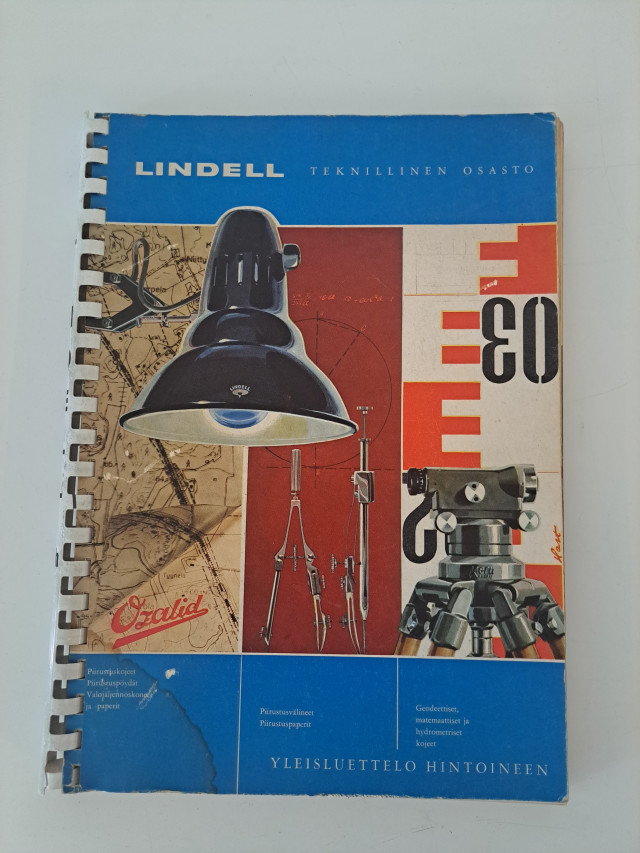 Lindell yleisluettelo vuodelta 1961