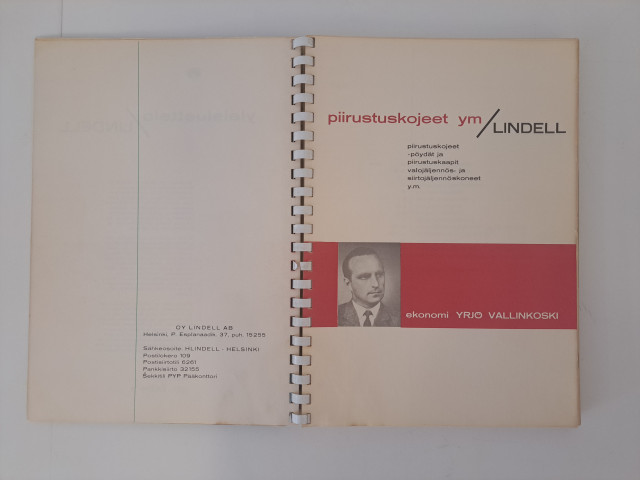Lindell yleisluettelo vuodelta 1961