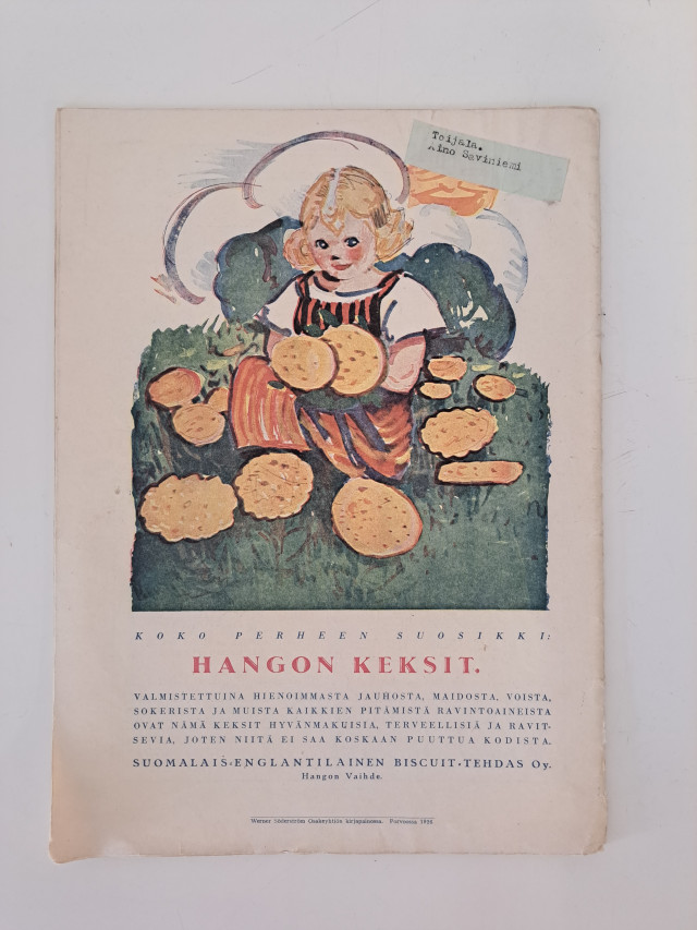 Kotiliesi Lokakuun toinen numero vuodelta 1926