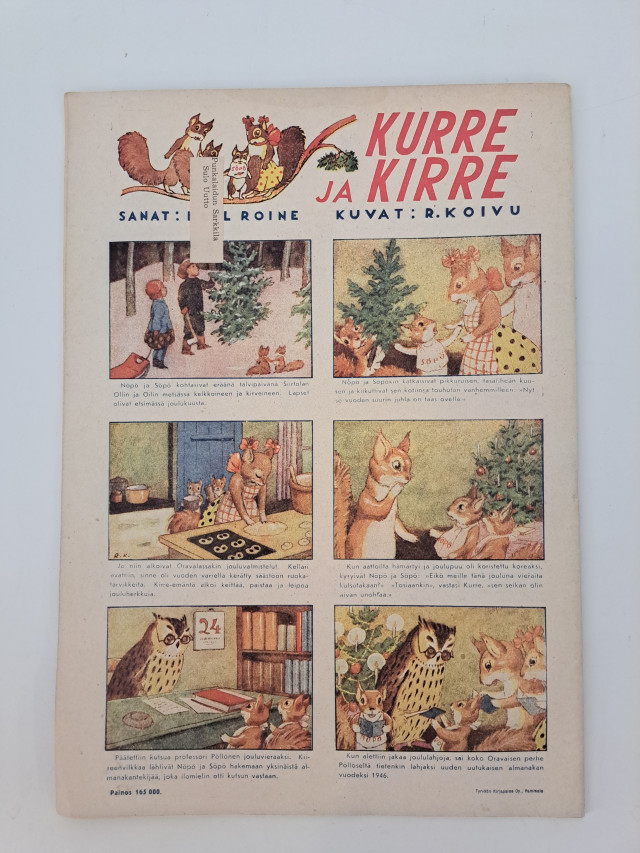 Säästäjän joulu 1945