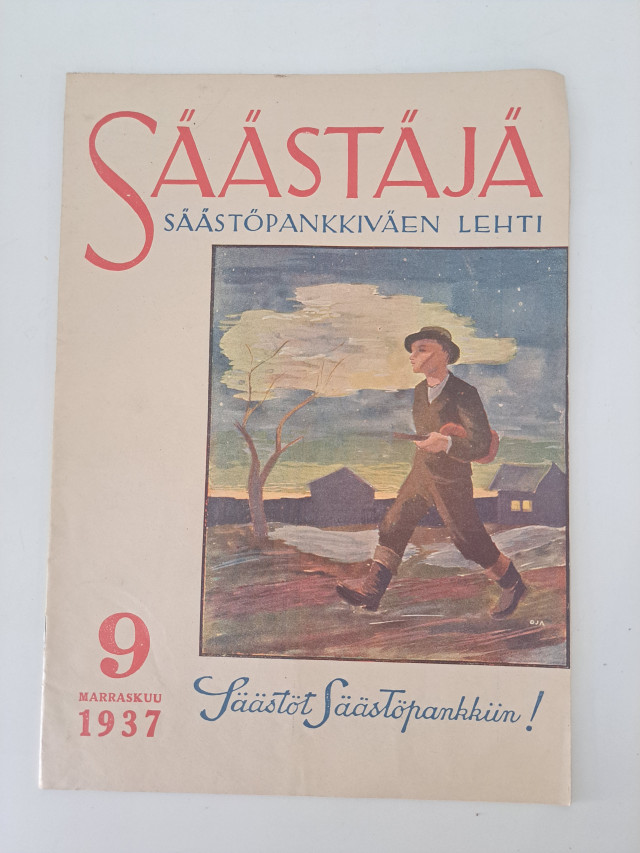 Säästäjä, säätöpankkiväen lehti 1937 marraskuu