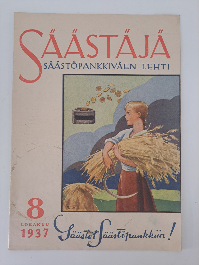 Säästäjä, säätöpankkiväen lehti 1937 lokakuu