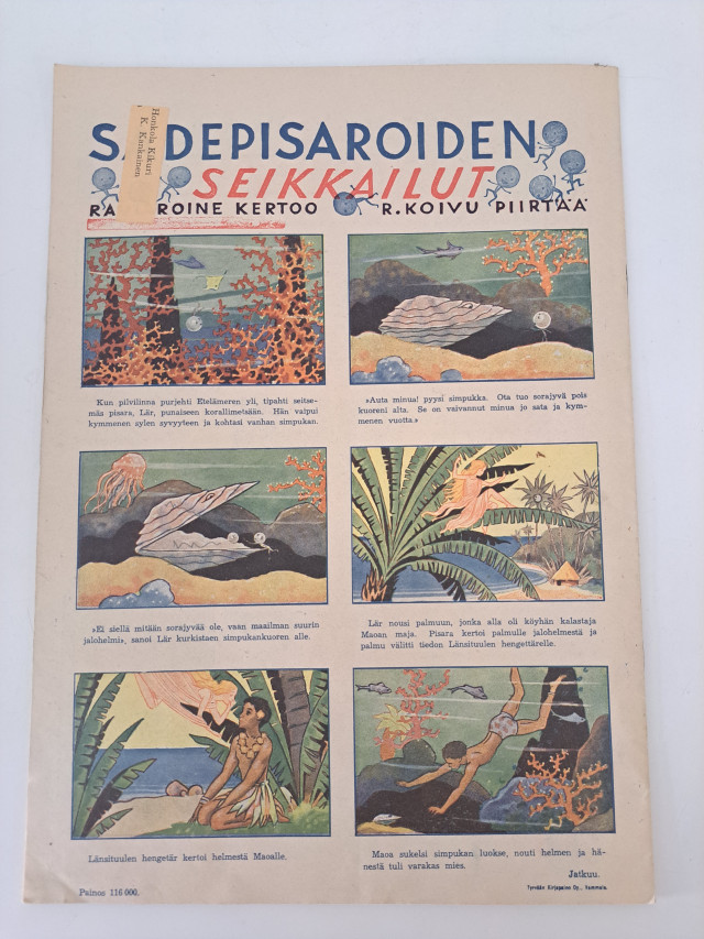 Säästäjä, säätöpankkiväen lehti 1937 lokakuu