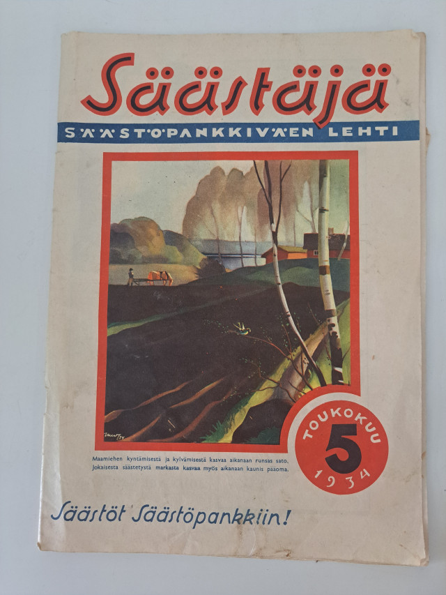 Säästäjä, säätöpankkiväen lehti 1934 toukokuu