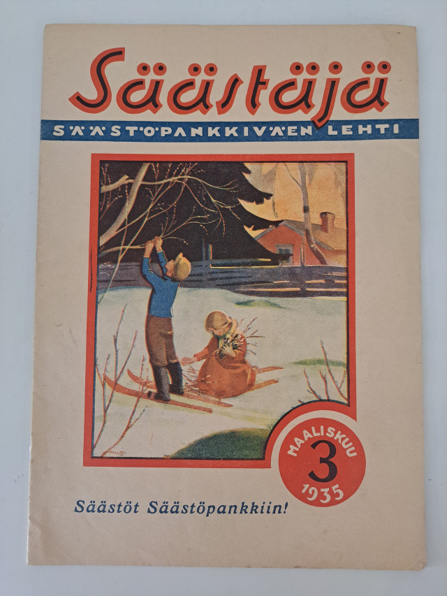 Säästäjä, säätöpankkiväen lehti 1935 maaliskuu