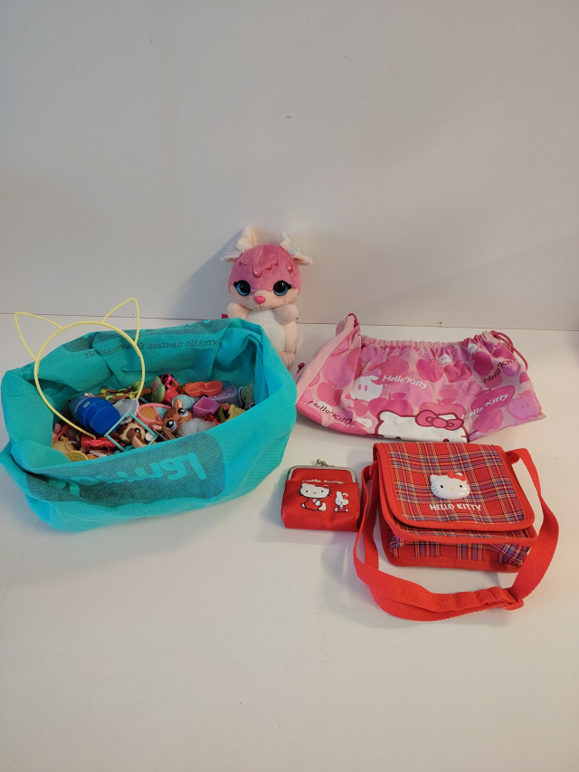 Litlle Pet Shop ja Hello Kitty tavaraa