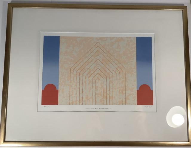 Matti Koskela 1977 serigrafia “temppeli”