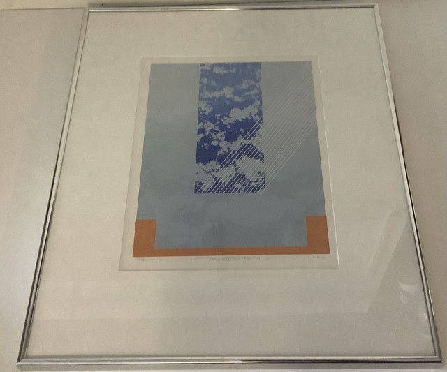 Matti Koskela serigrajfia 1996 “Kevätvalo”