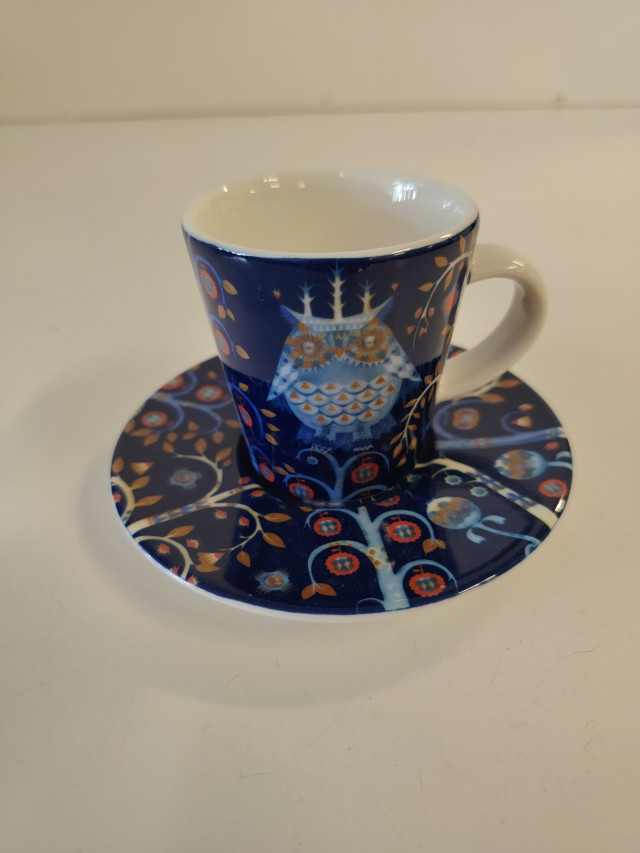 Iittalan Taika espressokuppi+lautanen, Klaus Haapaniemi