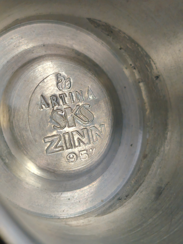 Artina viinikupit tinaa 2kpl
