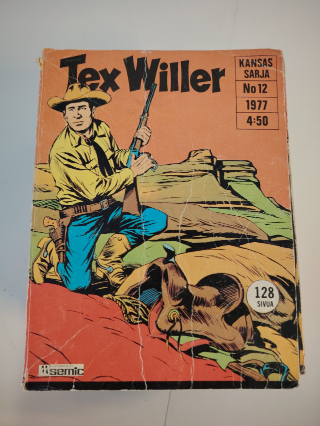 Tex Willer sarjakuvia vuosikerrasta 1977