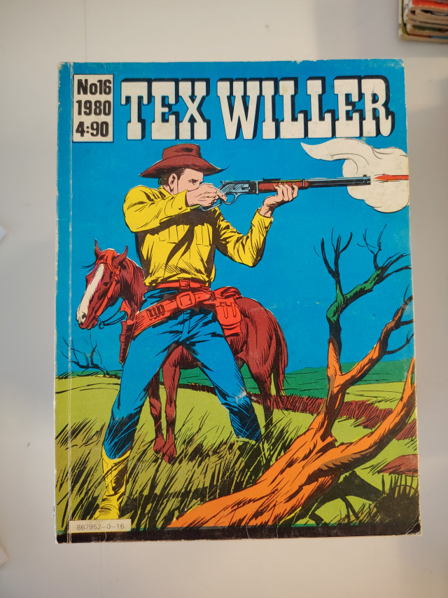 Tex Willer sarjakuvia vuosikerrasta 1980