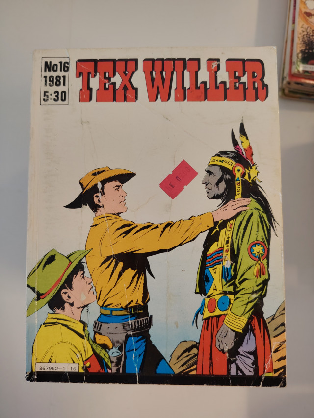 Tex Willer sarjakuvia vuosikerrasta 1981