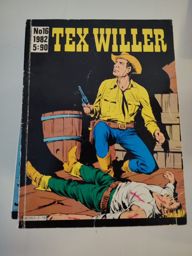 Tex Willer sarjakuvia vuosikerrasta 1982