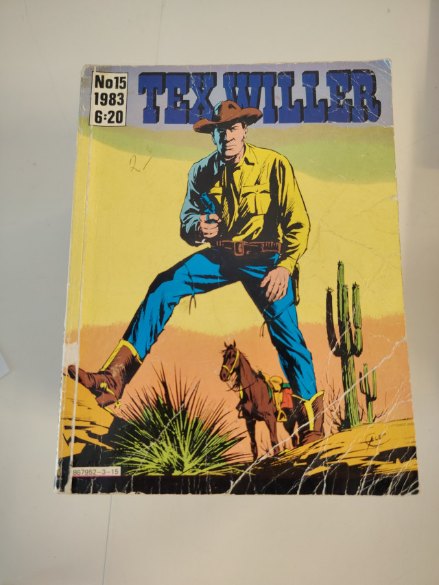 Tex Willer sarjakuvia vuosikerrasta 1983