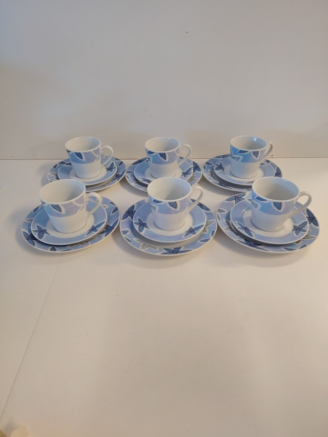 ROYAL NORFOLK kupit+tanssit ja leipälautaset 6kpl