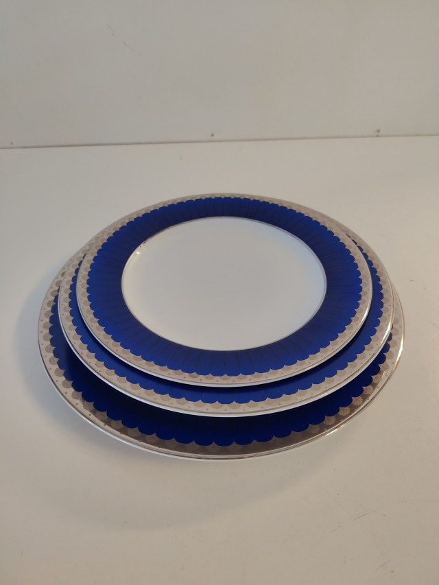 Christineholm Marianne Royal Blue lautaset, Sigvard Bernadotte