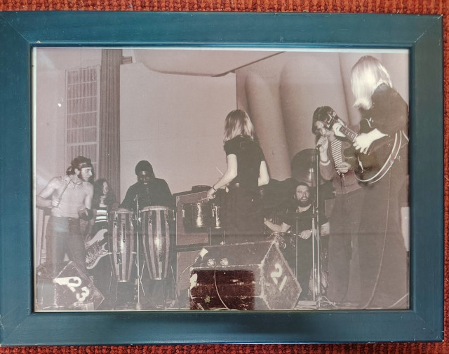 Remu KALEVALA bändin kanssa Buddy Miles-konsertissa 27.4.1971