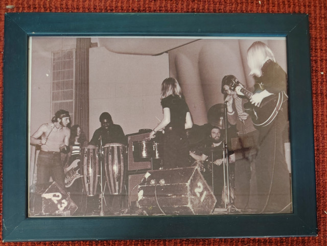 Remu KALEVALA bändin kanssa Buddy Miles-konsertissa 27.4.1971