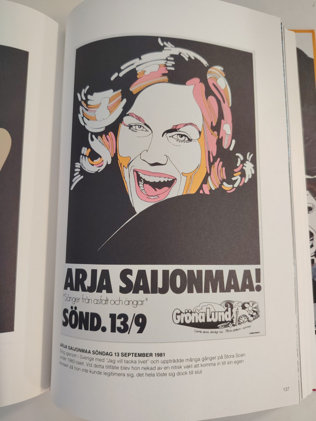 Grönalundsaffischerna! Remun nimikirjoituksella