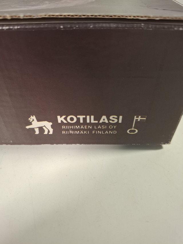 Riihimäen lasin Julia kulho, käyttämätön