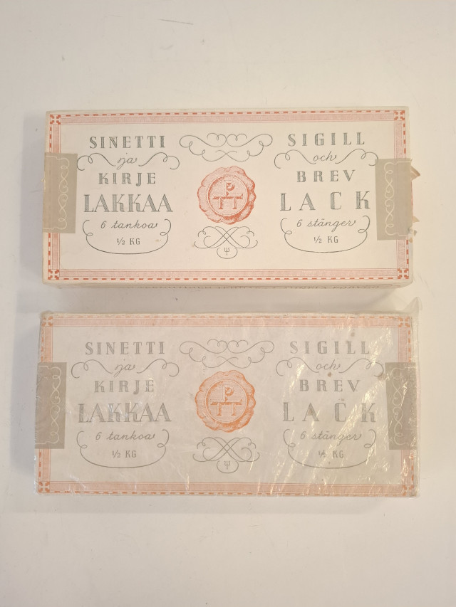 Vintage Sinetti- ja kirjelakkaa 2pkt