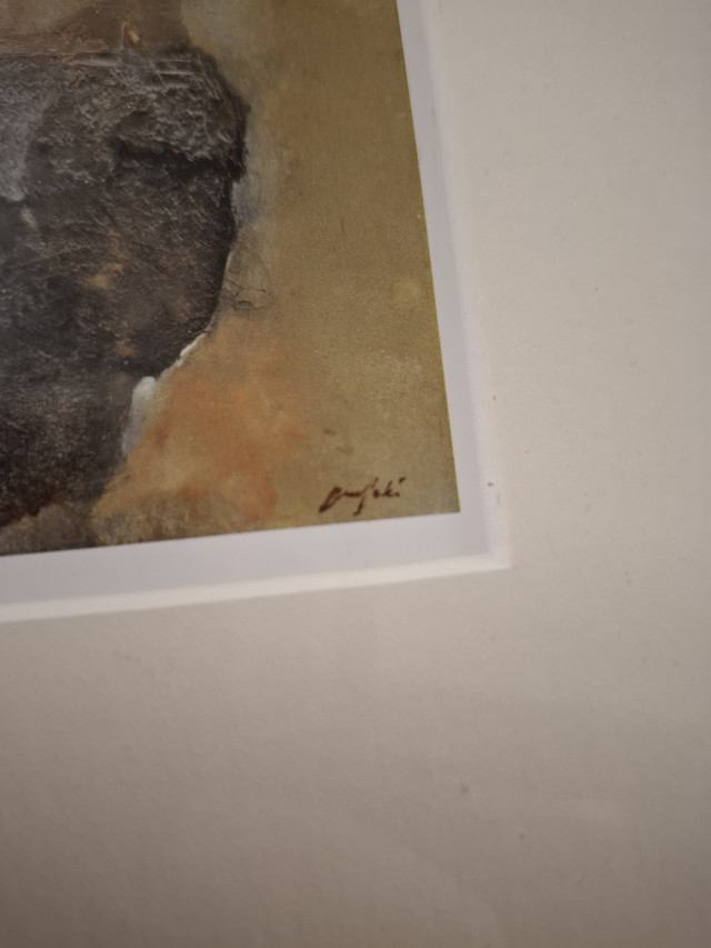Taiteilija Olli Joki grafiikkateos singneerauksella