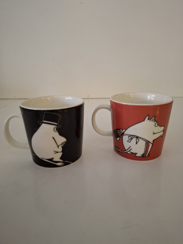 Muumimukit 2kpl Muumimamma ja Muumipappa
