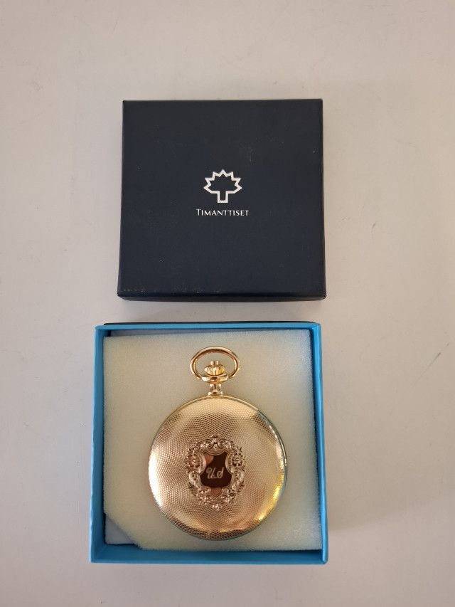 Kultadublee taskukello 17 JEWELS