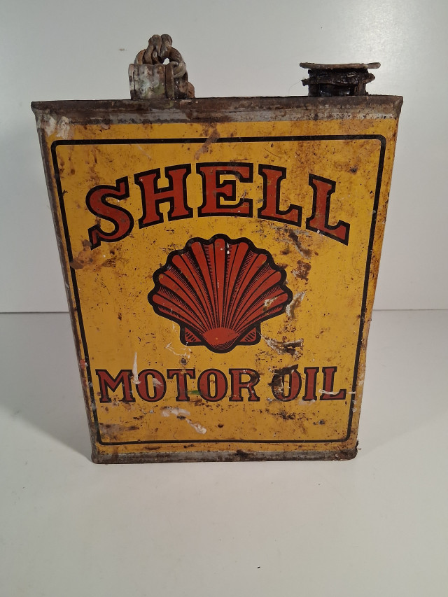 Shell öljykanisteri 1950 luku