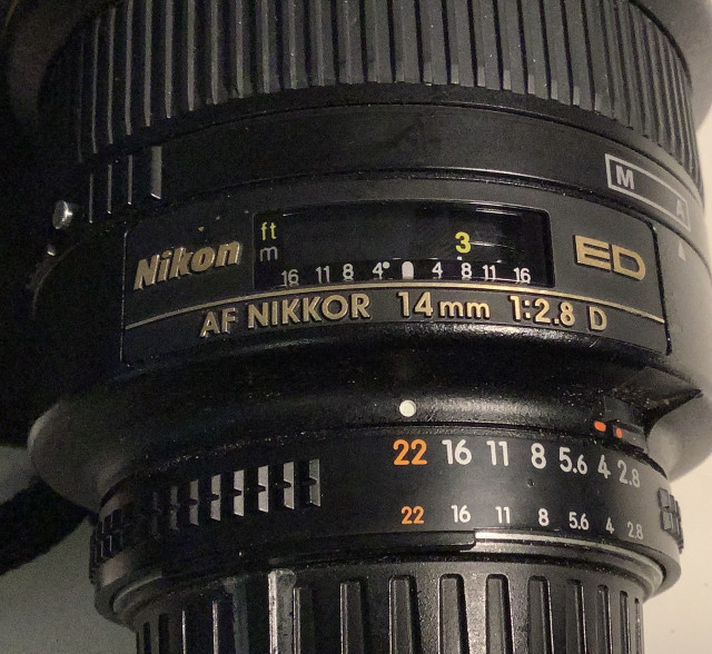 Nikon objektiivi AF Nikkor 14 mm 1:2,8 D
