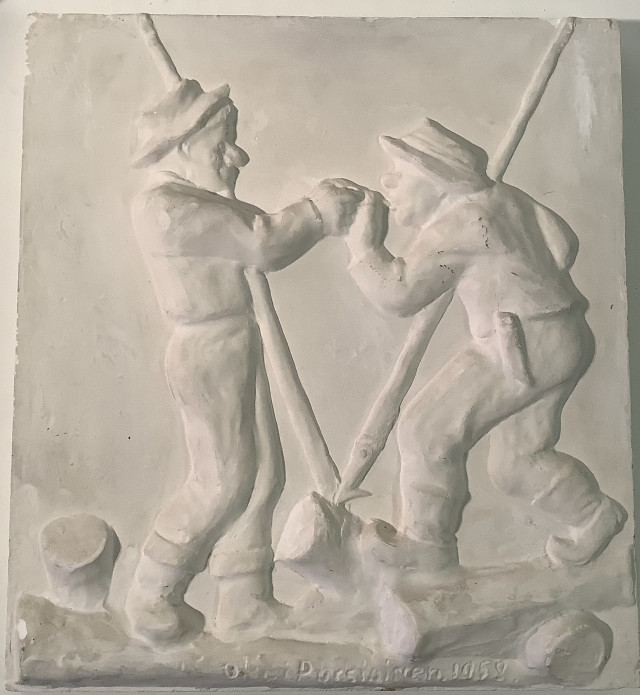 Kipsireliefi. Pursiainen1952