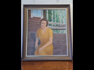 Singneerattu maalaus S.Wiander