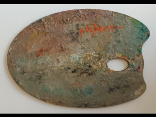 Fritz Jakobsson signeerattu Paletti