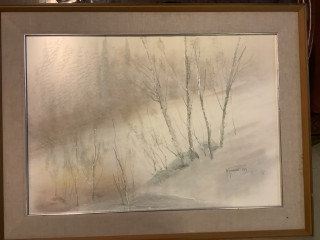 Talvimaisema Talvi, Markku Toivanen  1987