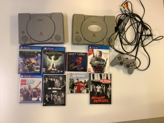 Sony ps1 pelikonsolit