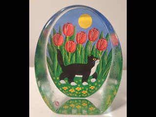 Iittalan Taidelasiveistos, signeerattu Martti Lehto