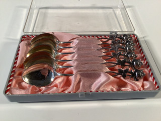 Hopeinen Ruusulusikka 6 kpl