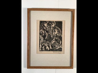 Tauno Manninen grafiikanlehti , 1943